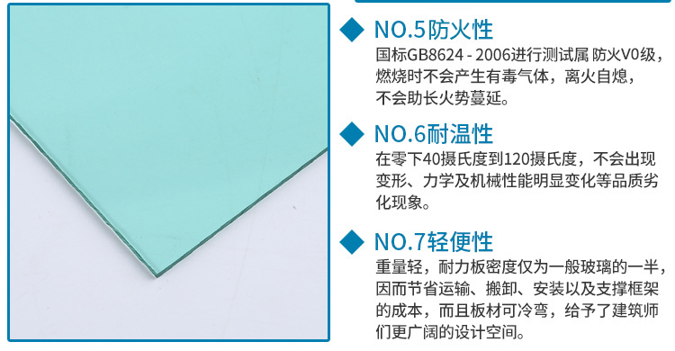 V0級PC耐力板